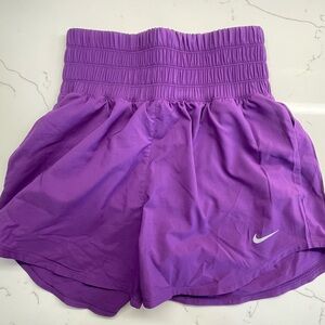Nike Women's Vibrant DriFit Purple Athletic Shorts training running